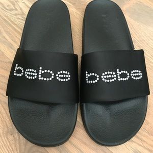 Bebe slide, brand new never worn without box .